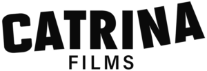 logotipo CATRINA FILMS versión horizontal en negro
